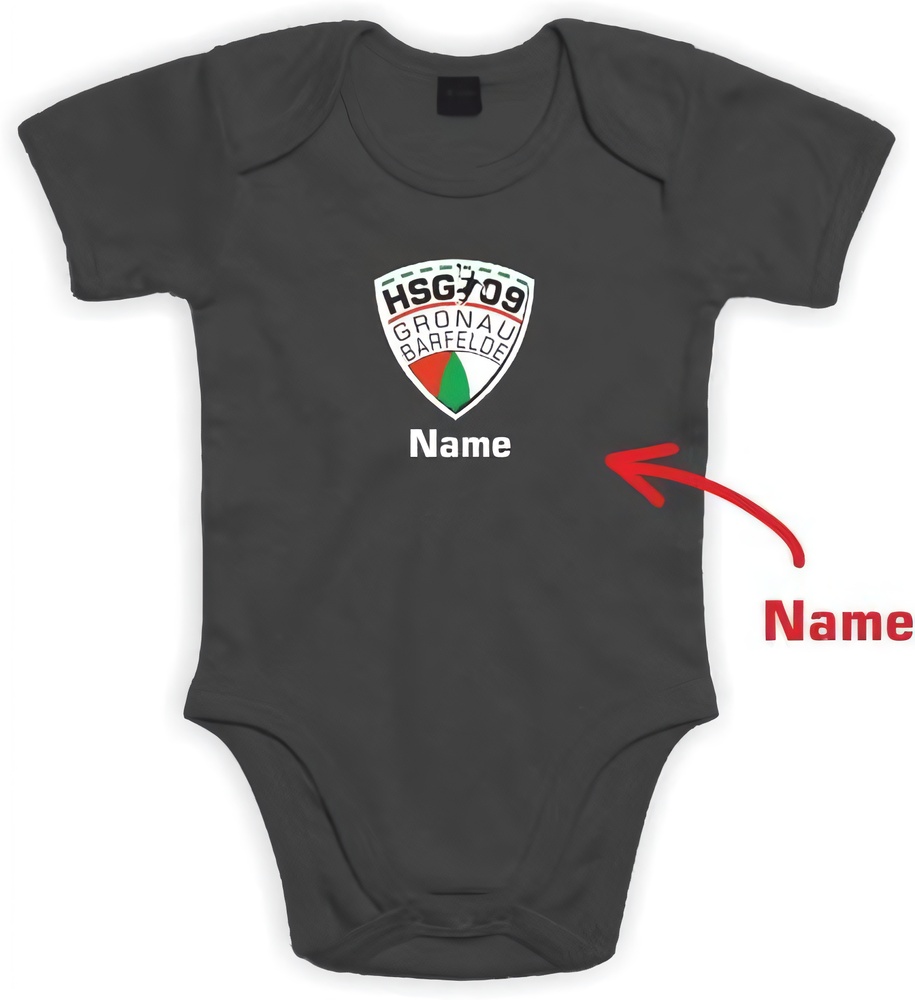 HSG09GronauBarfeldeKinderBasicBaby-BodyBZ10Schwarz-6-12Monate