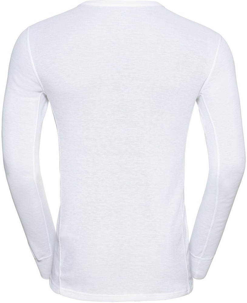 OdloBlTopCrewNeckLong-SleeveActiveWarmEco159102White-3XL