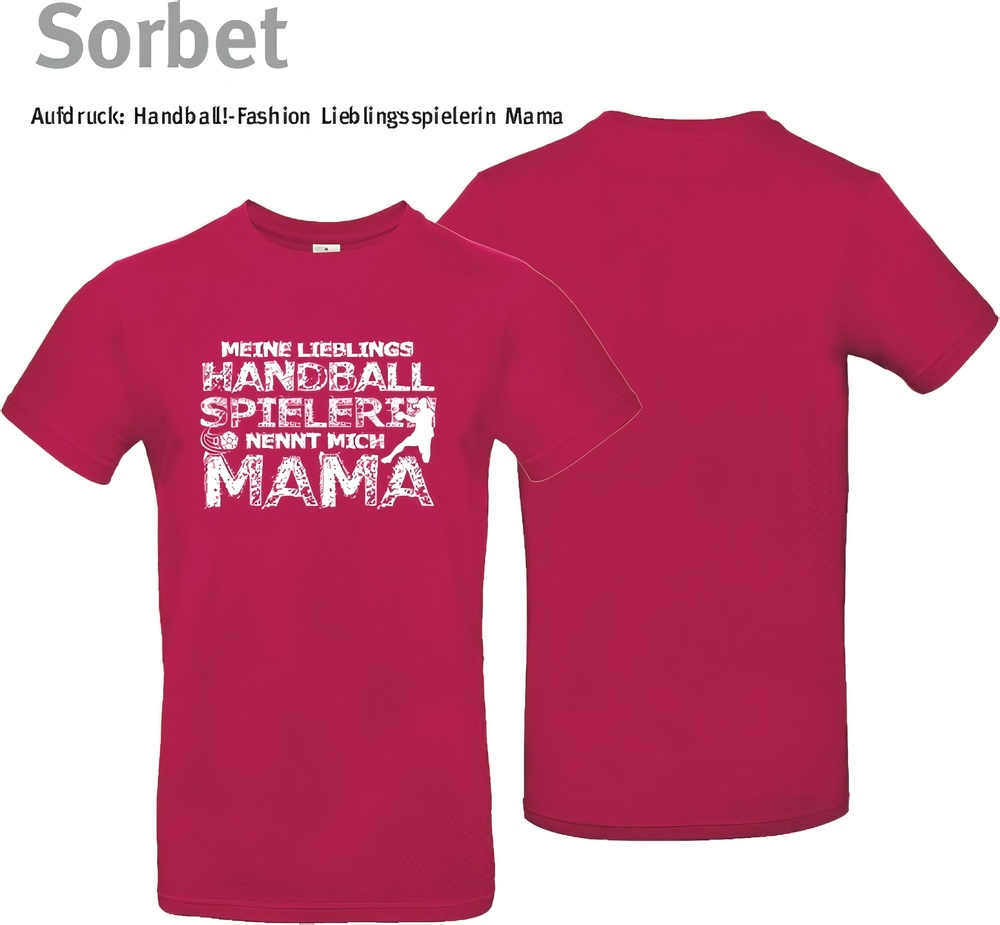 HandballFashionT-ShirtLieblingsspielerinMamaTU03TSorbet-XS