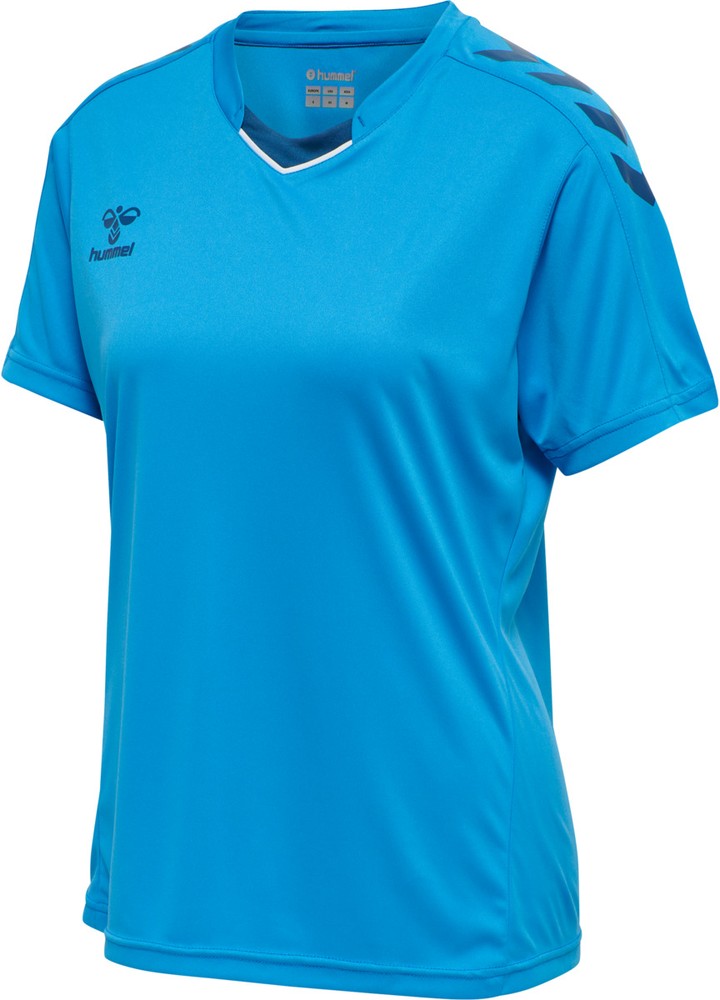 HummelDamenTrikotKurzarmHmlcoreXkPolyJerseySSWomanBlueDanube-XXL