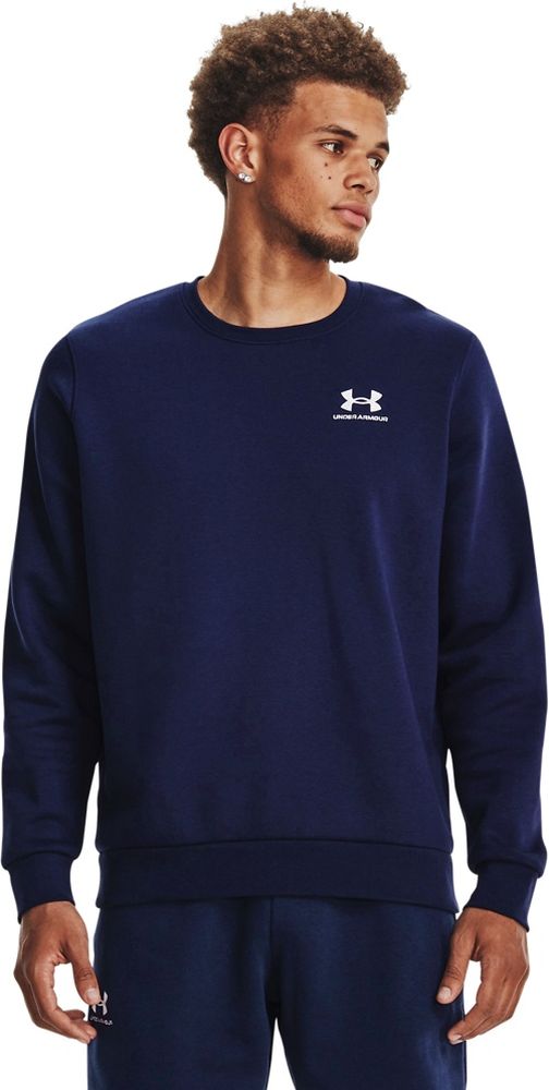 UnderArmourPulloverUAEssentialFleeceCrewMidnightNavy-XS