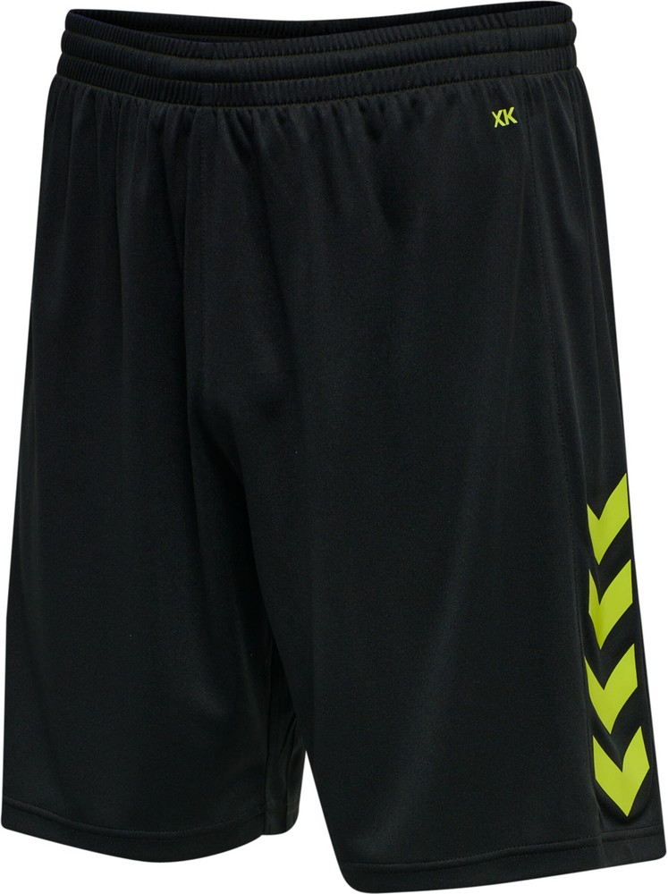 HummelShortsHmlcoreXkPolyShortsBlackLimePopsicle-XXL