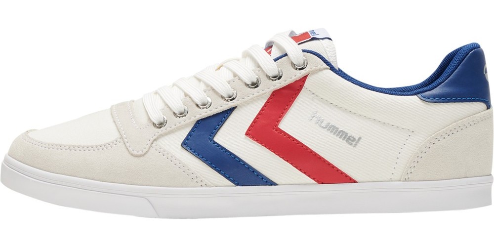 HummelSneakerflachHummelSlimmerStadilLowWhiteBlueRedGum-36