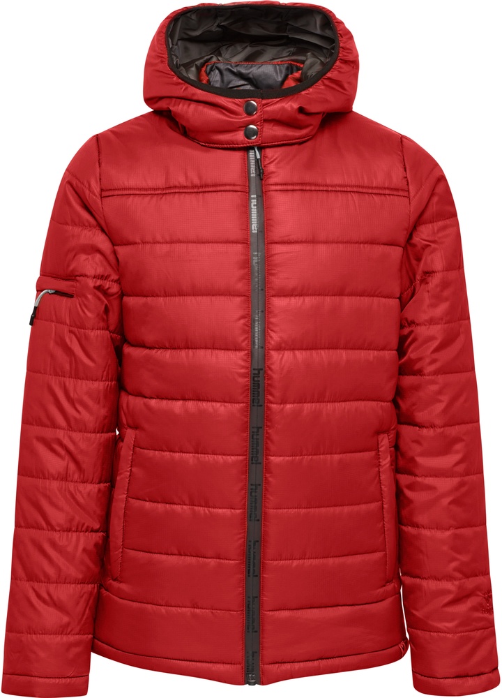 HummelKinderOuterwearHmlnorthQuiltedHoodJacketKidsTrueRed-116