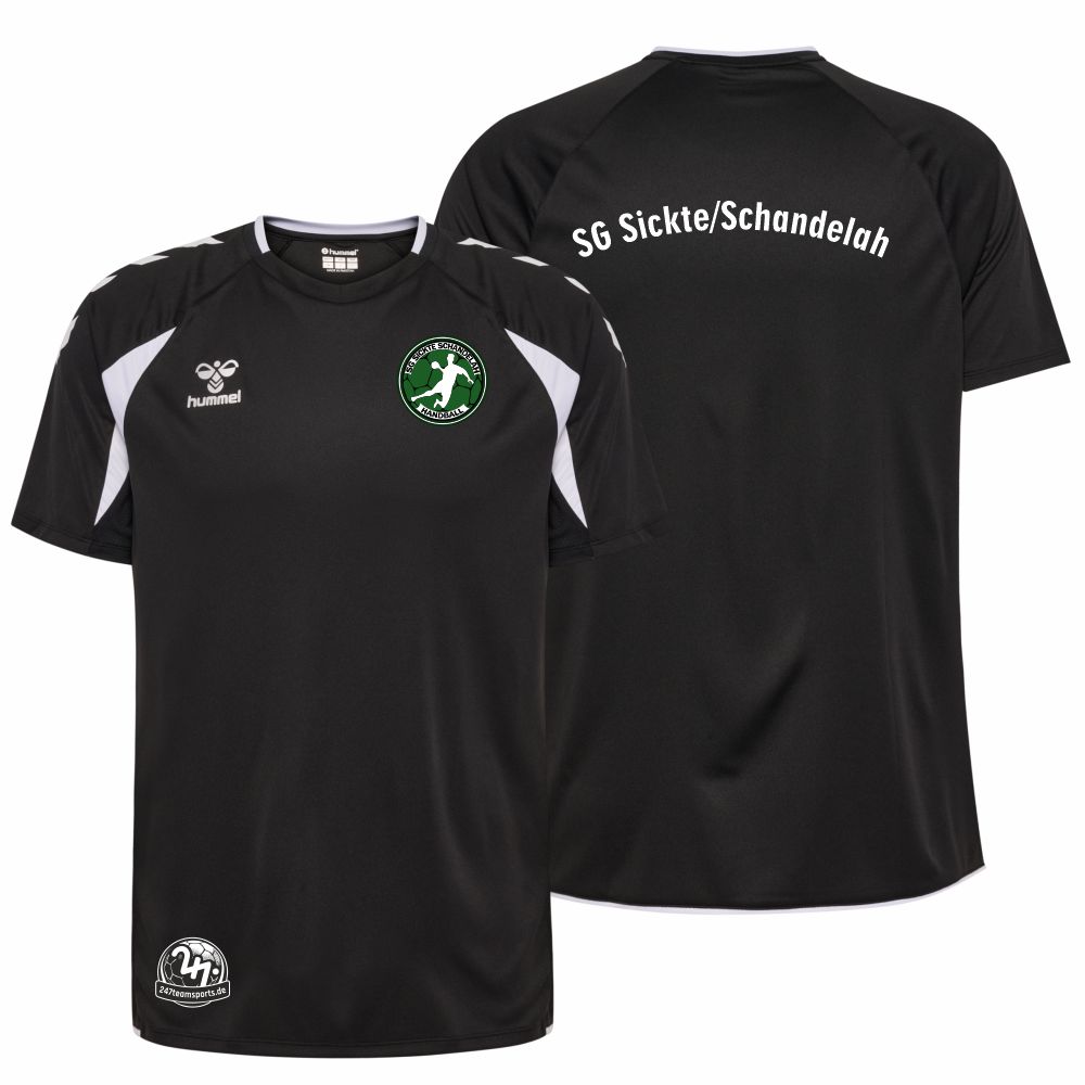 SGSickteSchandelahKinderHummelhmlCore20PolyJerseySSKids230827Black-116-ca6Jahre