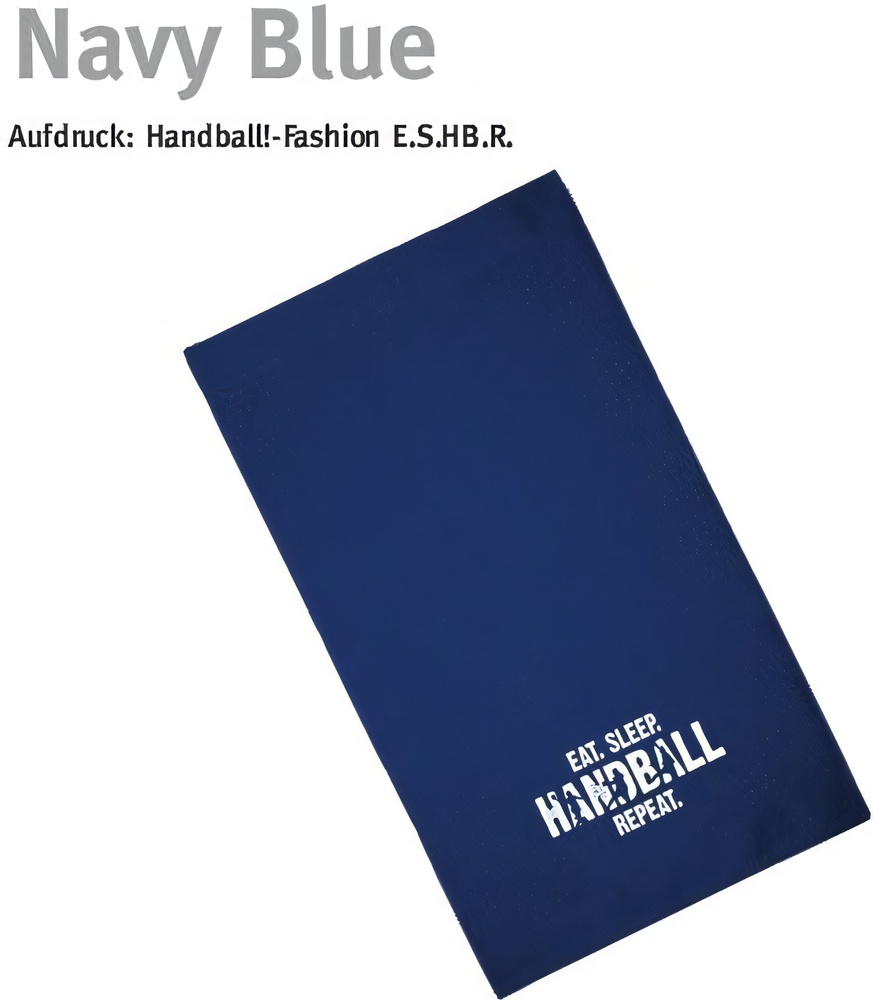 HandballFashionHandtuchEatSleepHandballRepeatT1-7070x140cmNavyBlue