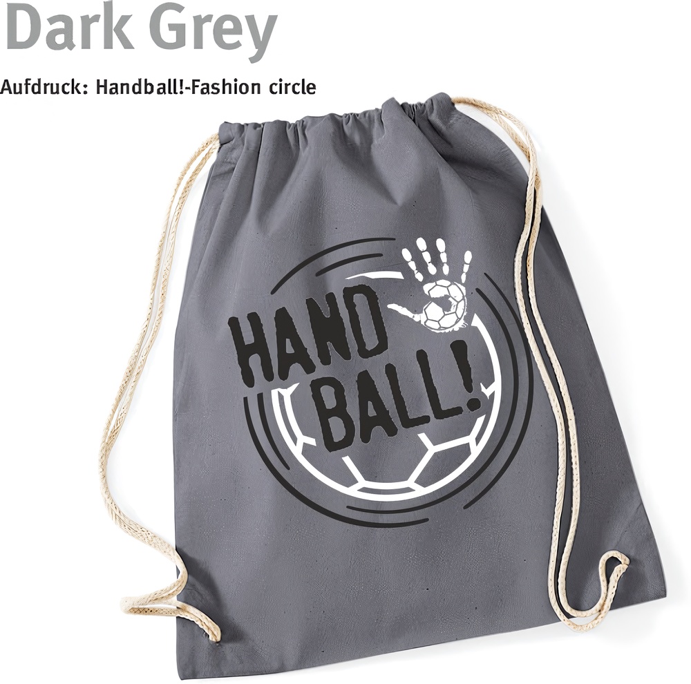 HandballFashionTurnbeutelDrawstringCircle60257DarkGrey