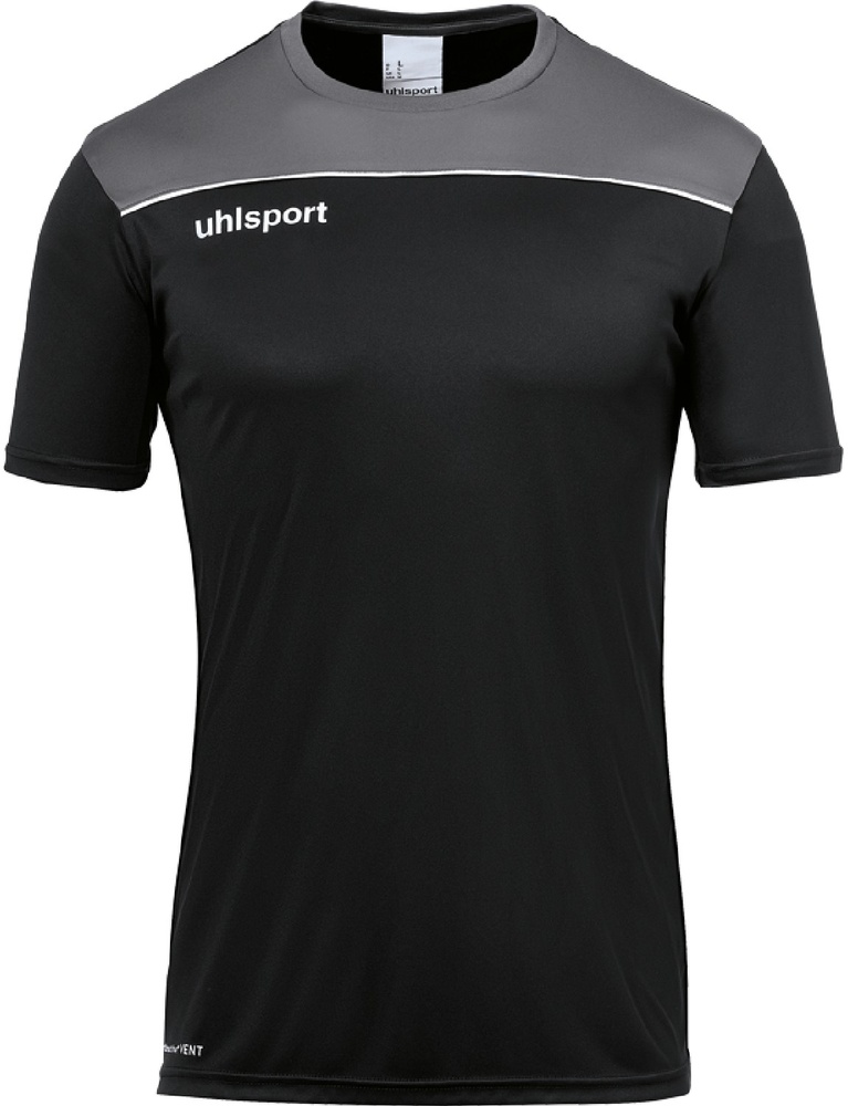UhlsportKinderSportshirtsOffense23PolyShirt1002214SchwarzAnthraWei-116