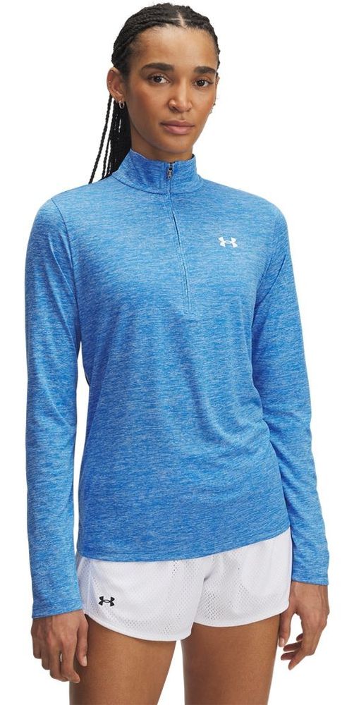 UnderArmourDamenLongsleeveTech12Zip-Twist1384225Blue402-LUSLG