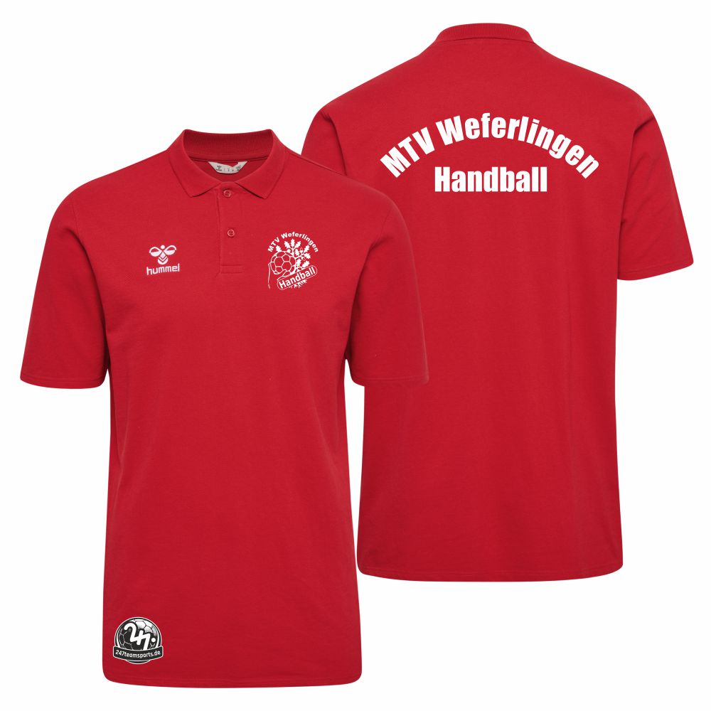 MTVWeferlingenDamenHummelhmlGO20CottonPoloLady224832TrueRed-XXL