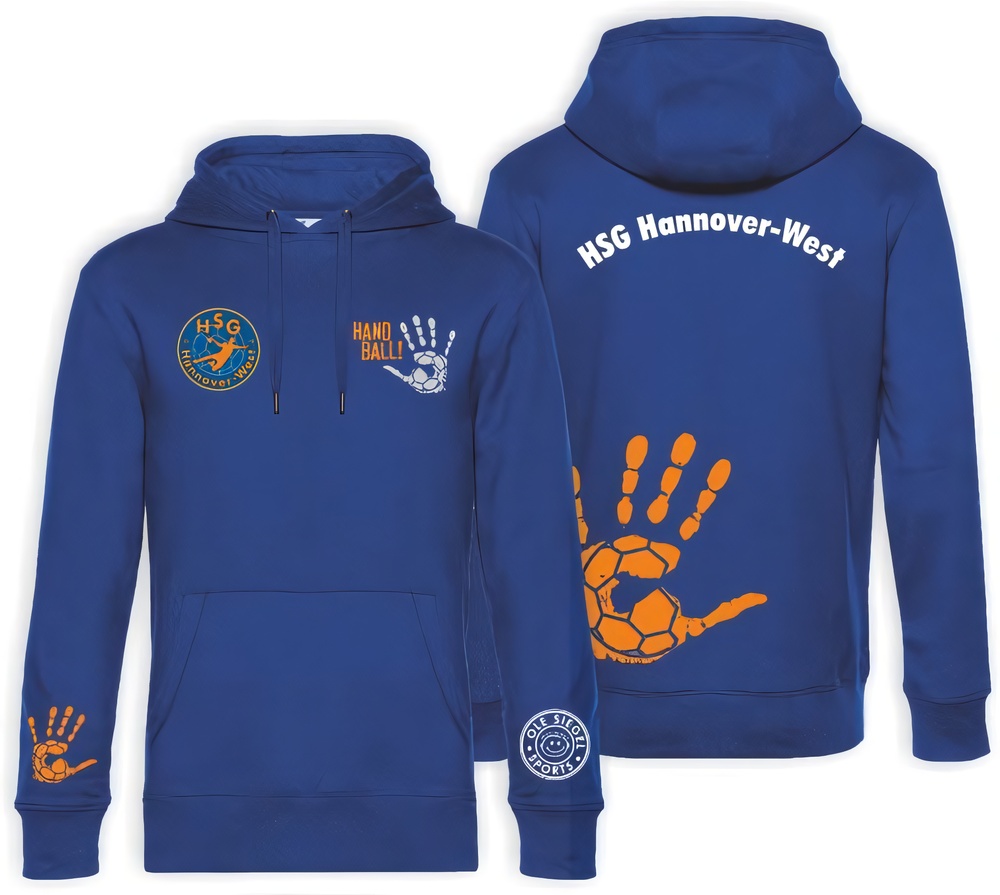 HSGHannover-WestBasicHoodieUnisex24442RoyalOrange-XXL