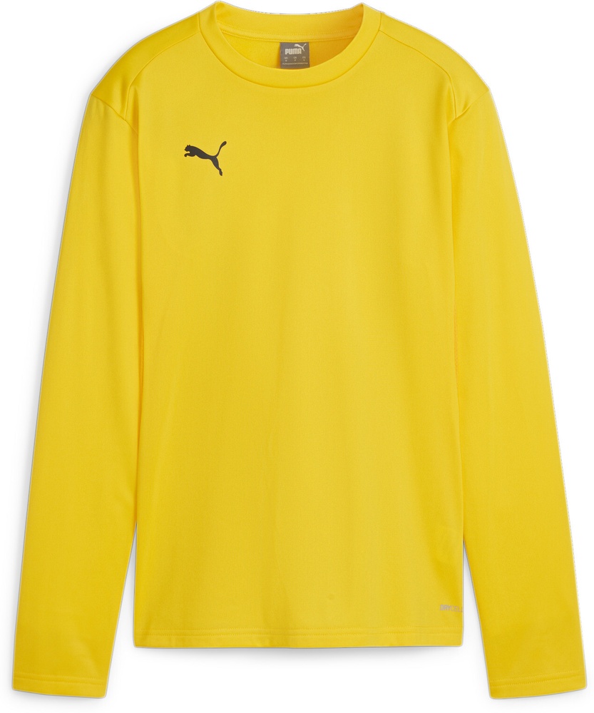 PumaDamenCrewSweatshirtTeamGoalTrainingSweatWmn658652FasterYellow-PumaBlack-SportYellow-L