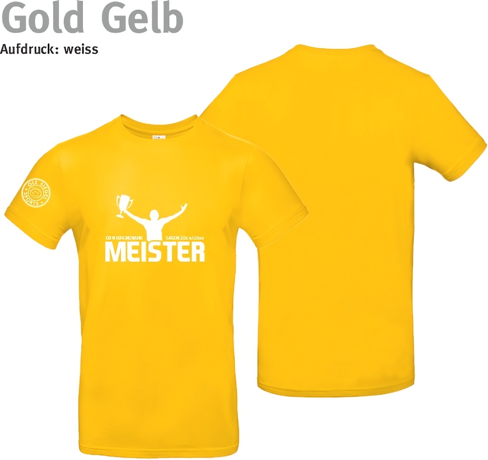 247CollectionT-ShirtMeistershirtGewinnerTU03TGold-XS
