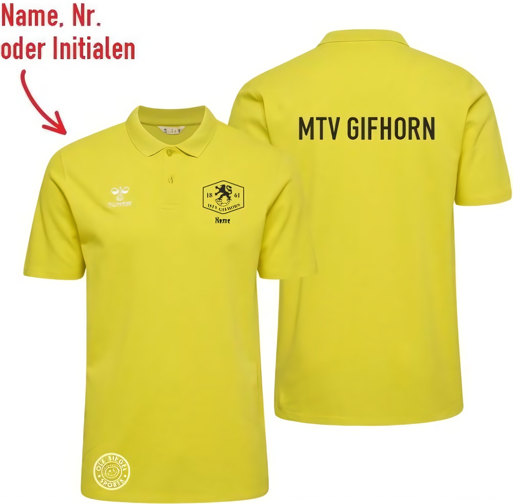 MTVGifhornDamenHummelhmlGO20CottonPoloLady224832BlazingYellow-XXL