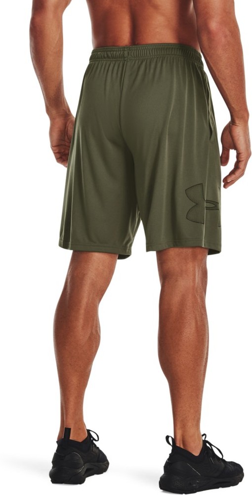 UnderArmourUATechGraphicShortsMarineODGreen-XS