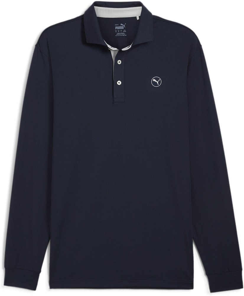 PumaPoloShirtCloudspunLongsleeveMidweightPolo626995