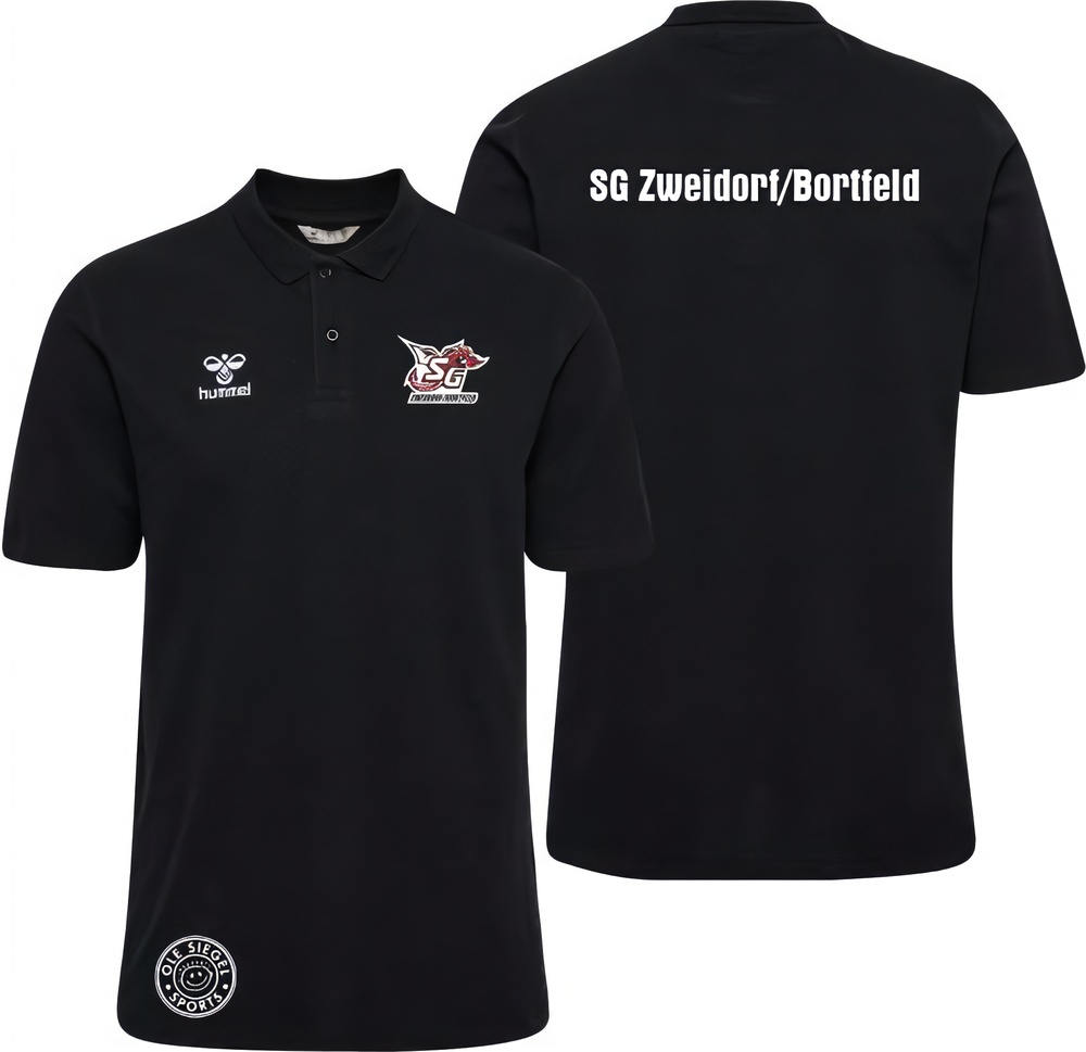 SGZweidorfBortfeldHummelhmlGO20CottonPoloUnisex224831Black-XXL