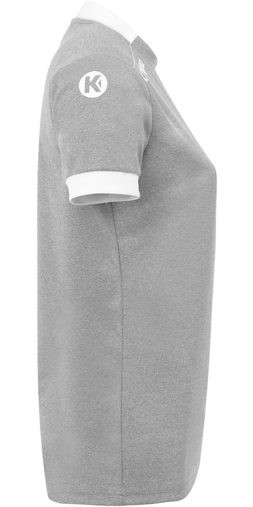 KempaDamenPlayerTrikotWomen2003621DarkGrauMelangeWei-XS