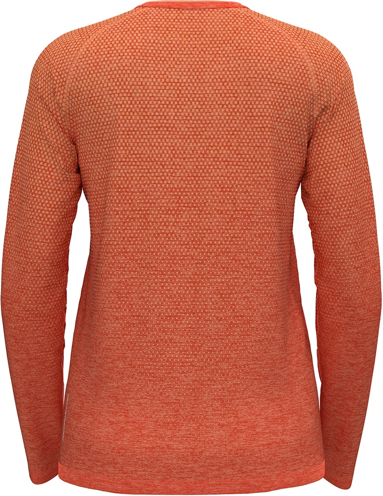 OdloDamenT-ShirtCrewNeckLong-SleeveEssentialSeamless313931LivingCoralMelange-L