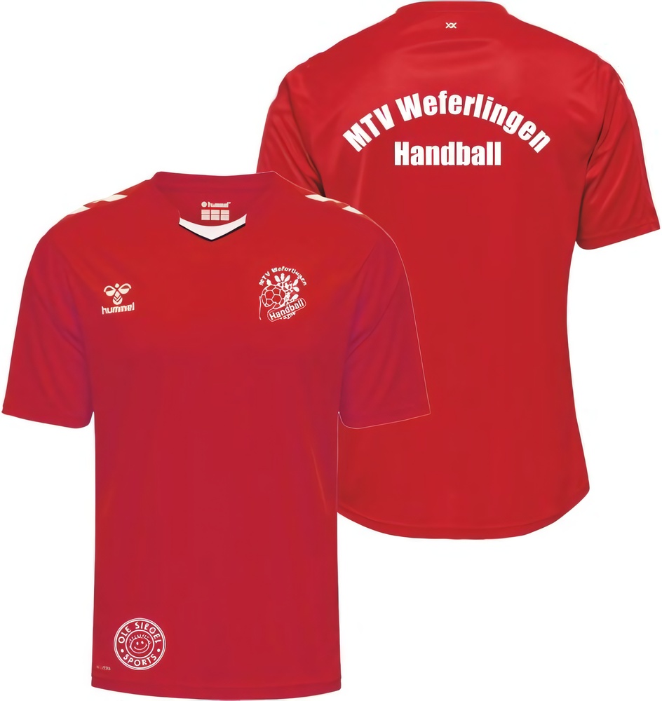 MTVWeferlingenDamenHummelhmlCore20PolyJerseySSLady230828TrueRed-XXL