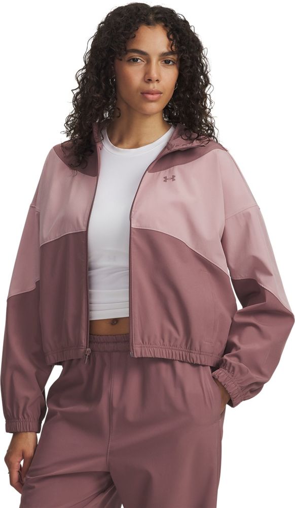 UnderArmourDamenSoftshelljackeRivalWovenHDJacket6004849Brown651-LUSLG