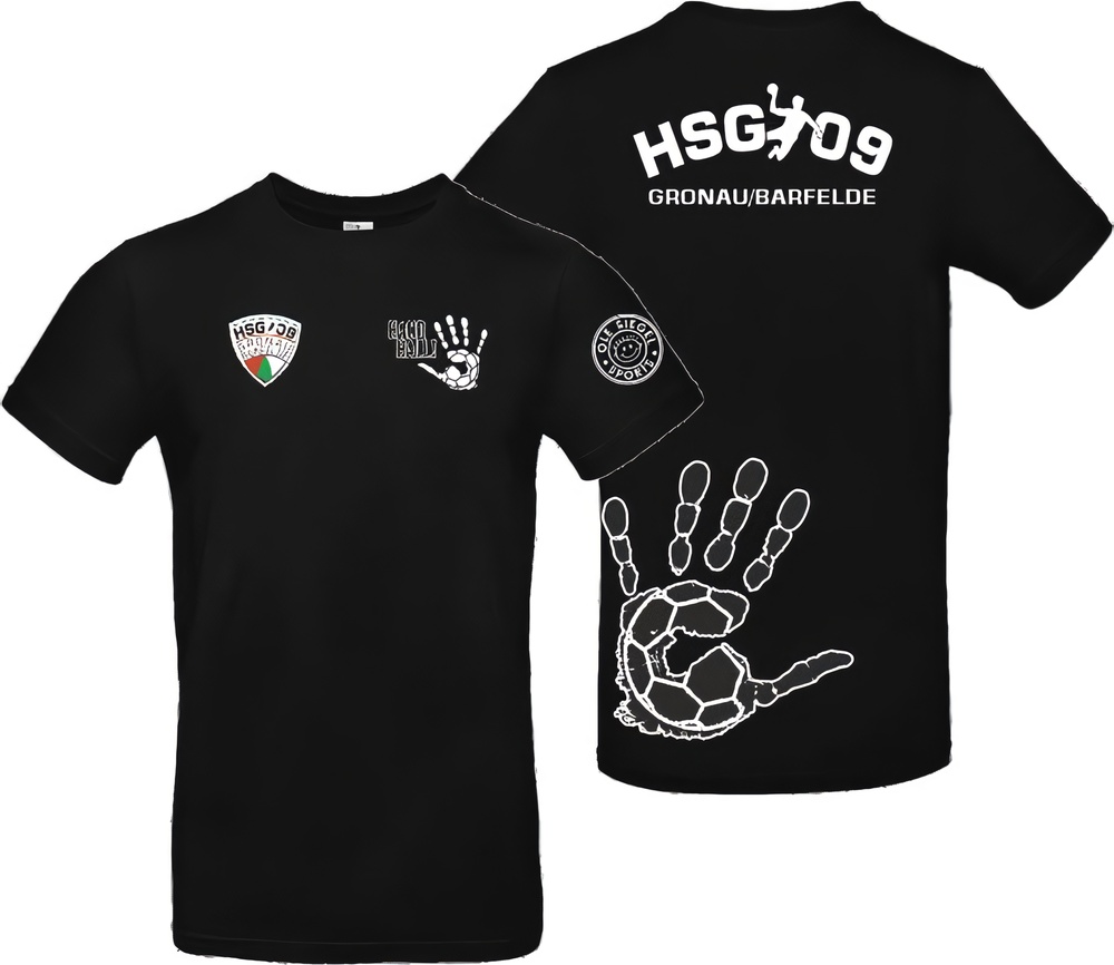 HSG09GronauBarfeldeBasicT-ShirtUnisex01942SchwarzSchwarz-XXL