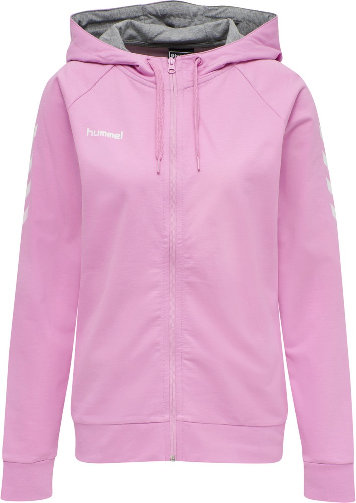 HummelDamenHoodieHmlgoCottonZipHoodieWomanOrchid-XXL