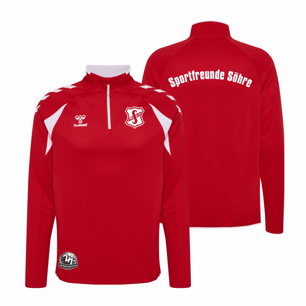 SportfreundeShreHummelhmlCore20PolyHalfZipSweatUnisex230832TrueRed-XXL