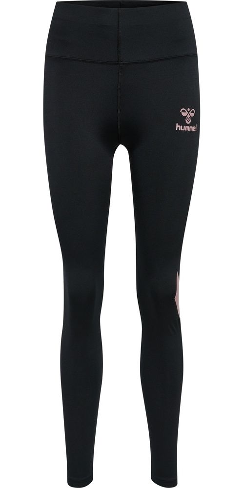 HummelDamenLeggingsParisHighWaistTights206231BlackWoodrose-M
