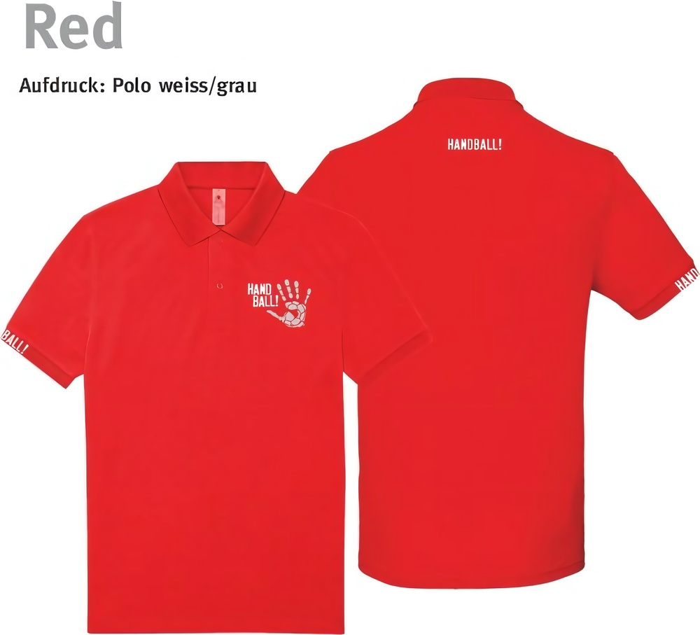 HandballCollectionPoloshirtPU424Red-S