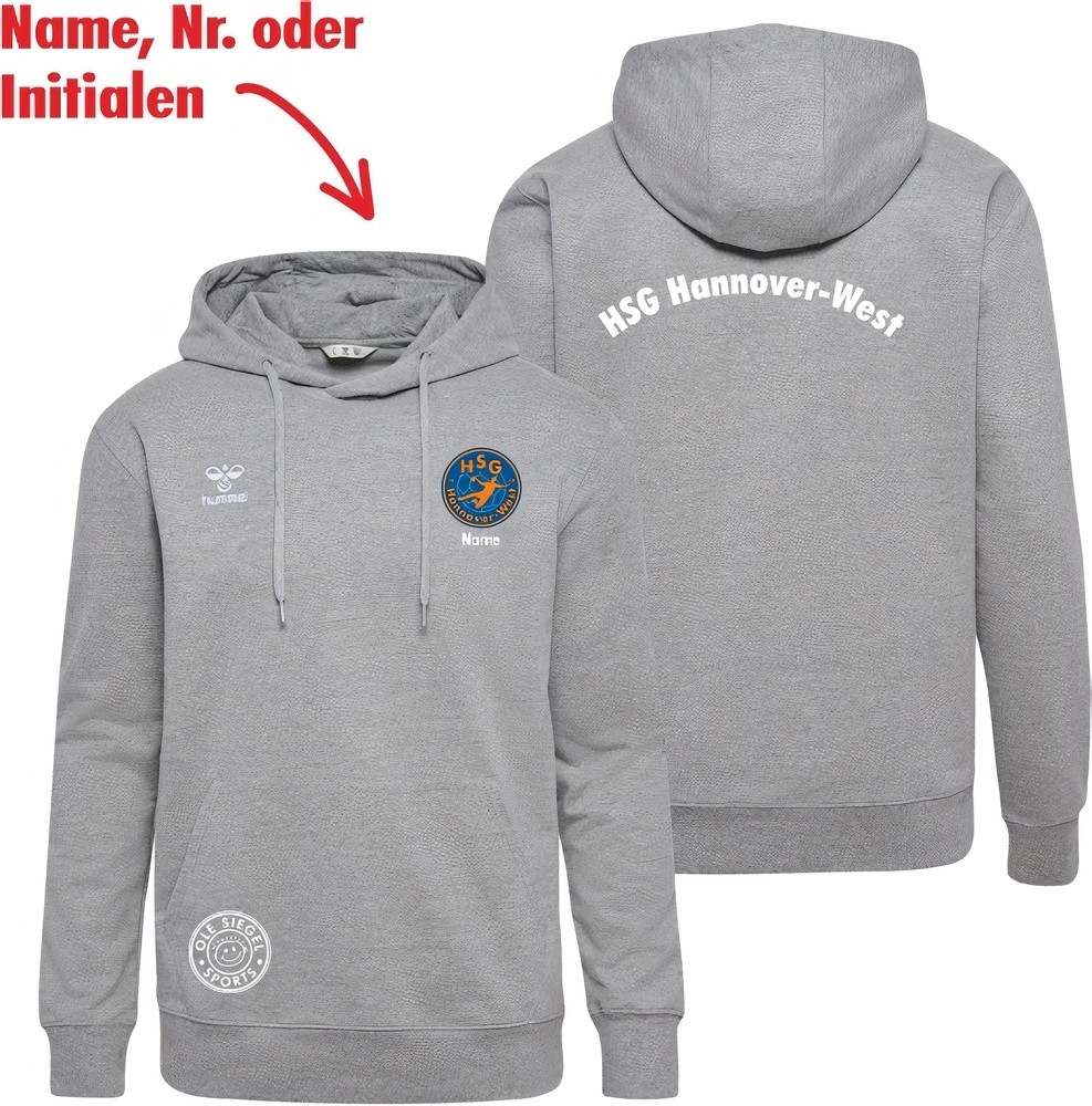 HSGHannover-WestDamenHummelhmlGO20CottonHoodieLady225250