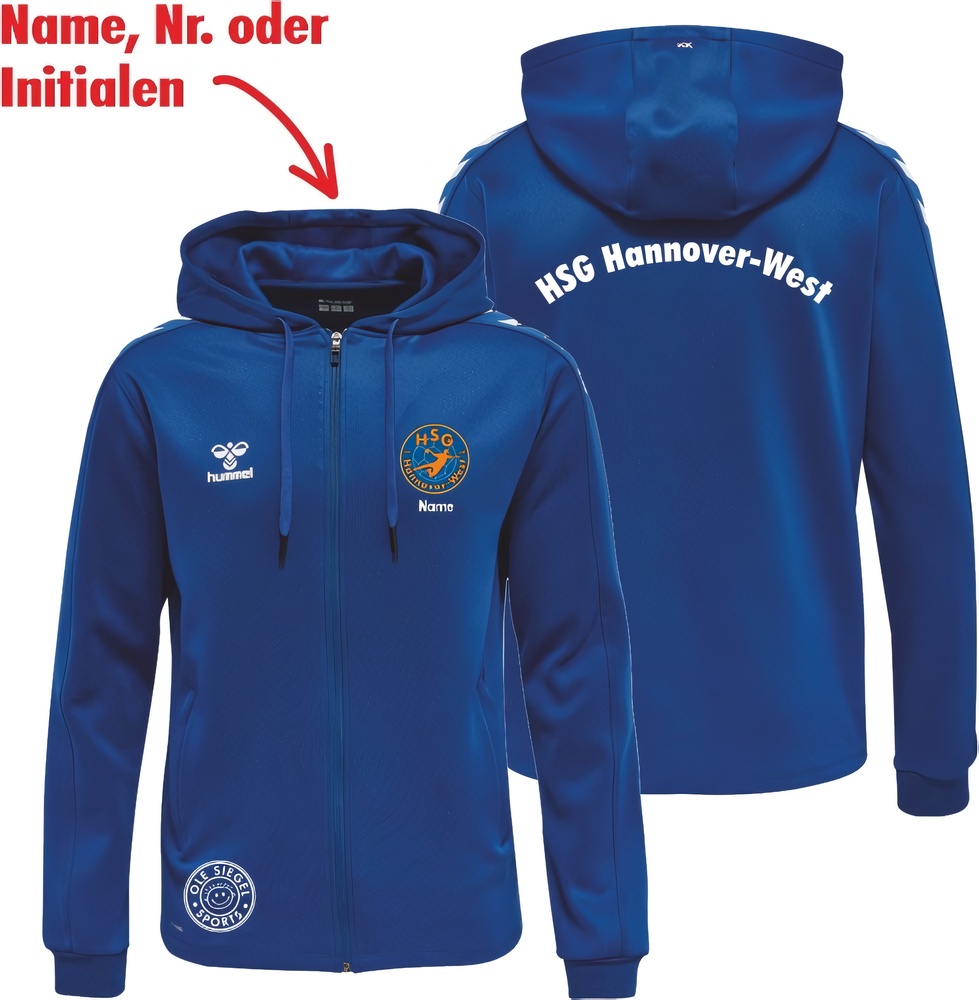 HSGHannover-WestKinderHummelhmlCore20PolyZipHoodieSweatKids230854