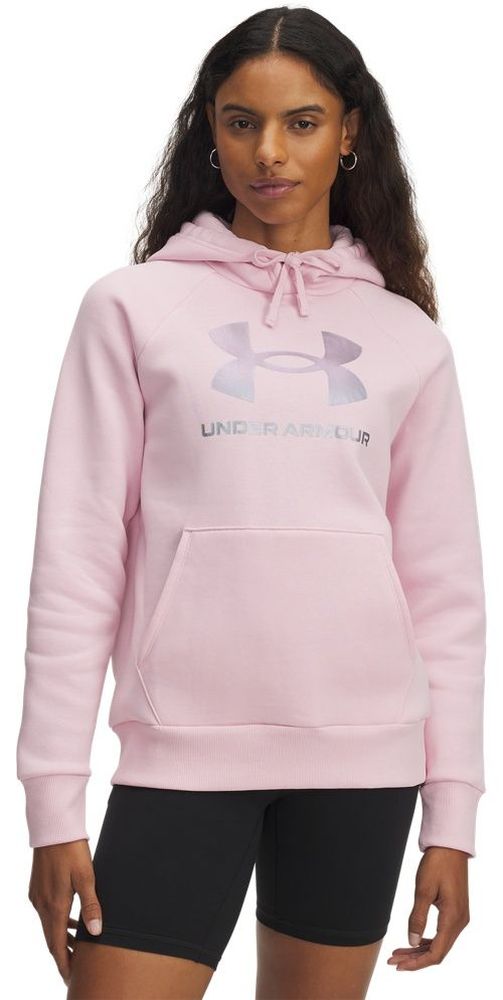 UnderArmourDamenRivalShimmerHoodieFleece6003710Pink647-LUSLG