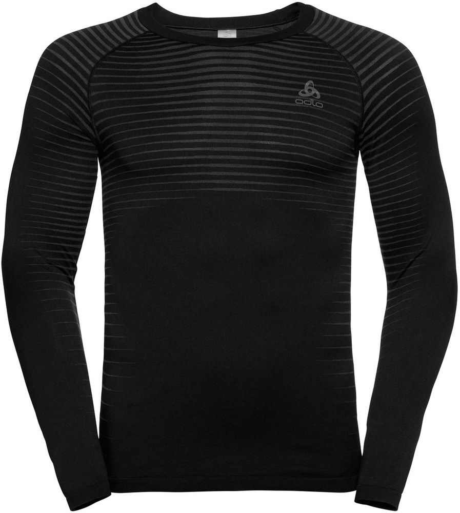 OdloSuwTopCrewNeckLong-SleevePerformanceLight188142Black-S