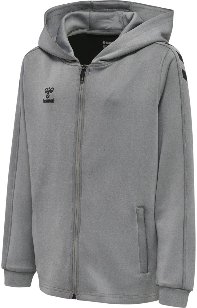 HummelKinderHoodieHmlcoreXkPolyZipHoodSweatKidsGreyMelange-116