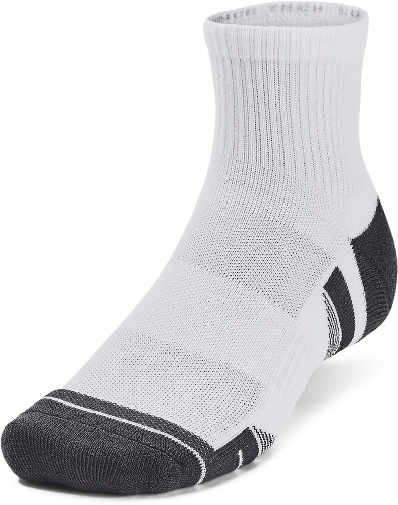 UnderArmourSockenUAPerformanceTech3PkQtrWhite-MUSMD