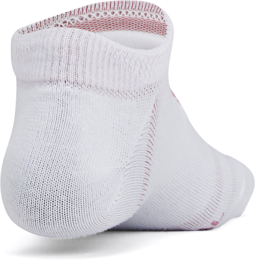 UnderArmourKinderSockenUaYthEssentialNoShow6PkRebelPink652-MUSMD