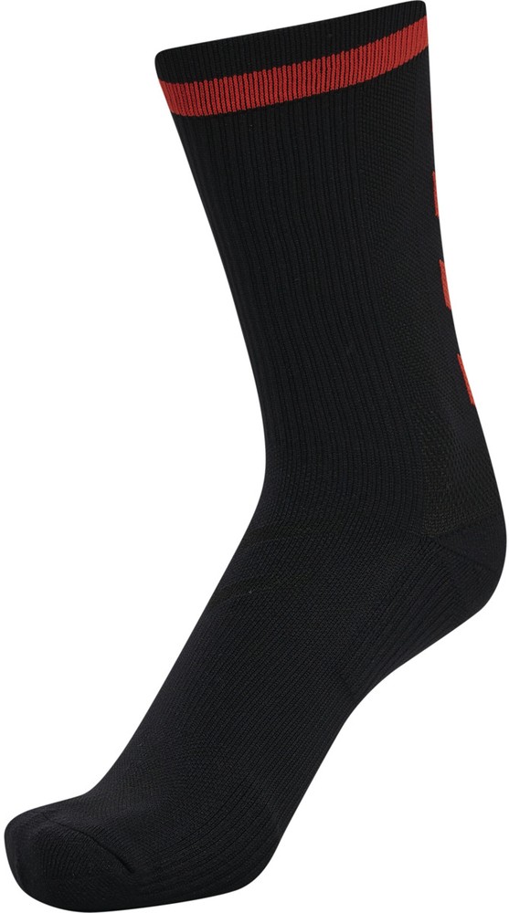 HummelSockenEliteIndoorSockLowPaBlackCherryTomato-27-30