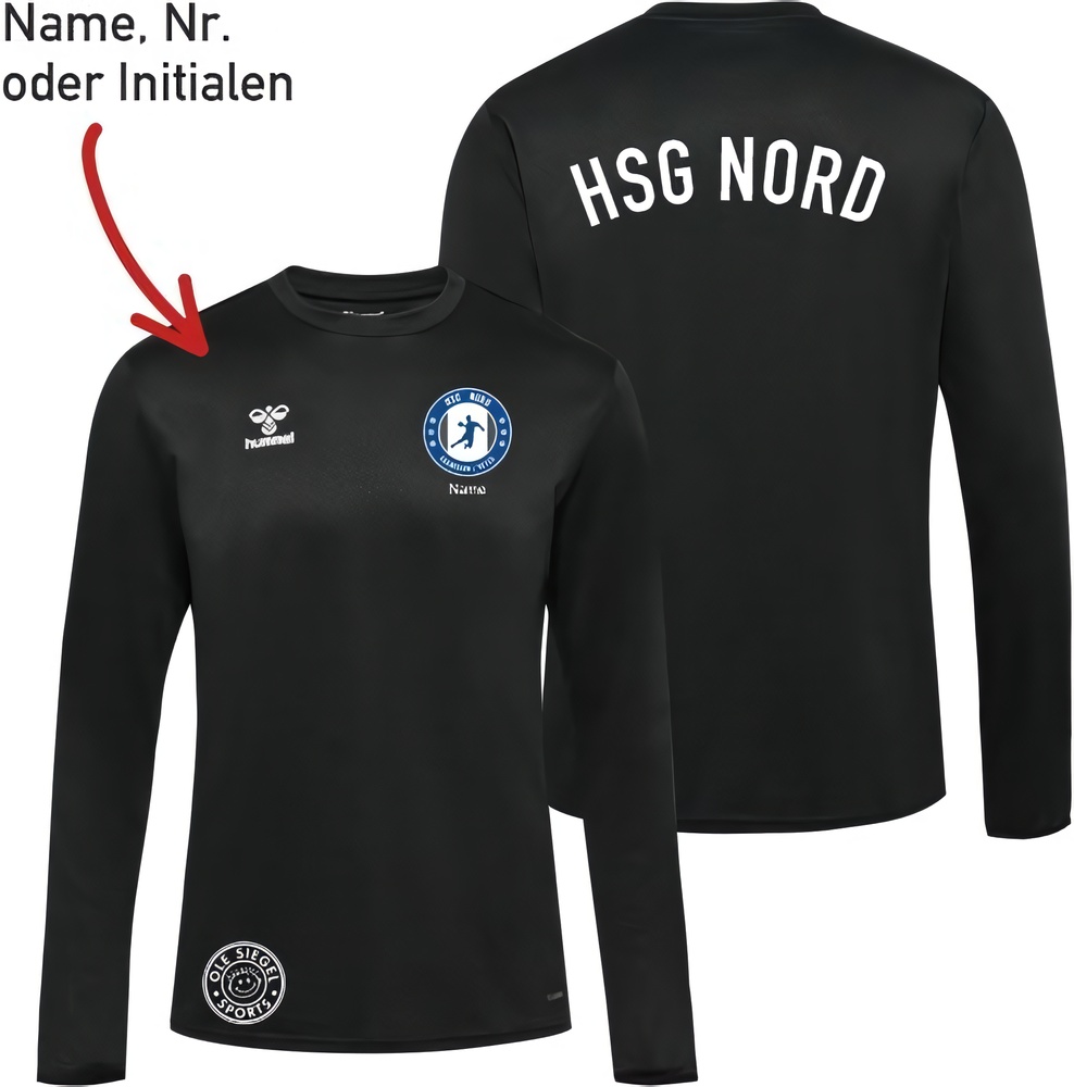HSGNordEdemissenUetzeKinderHummelhmlESSENTIALPolySweatshirtKids224640Black-104-ca4Jahre