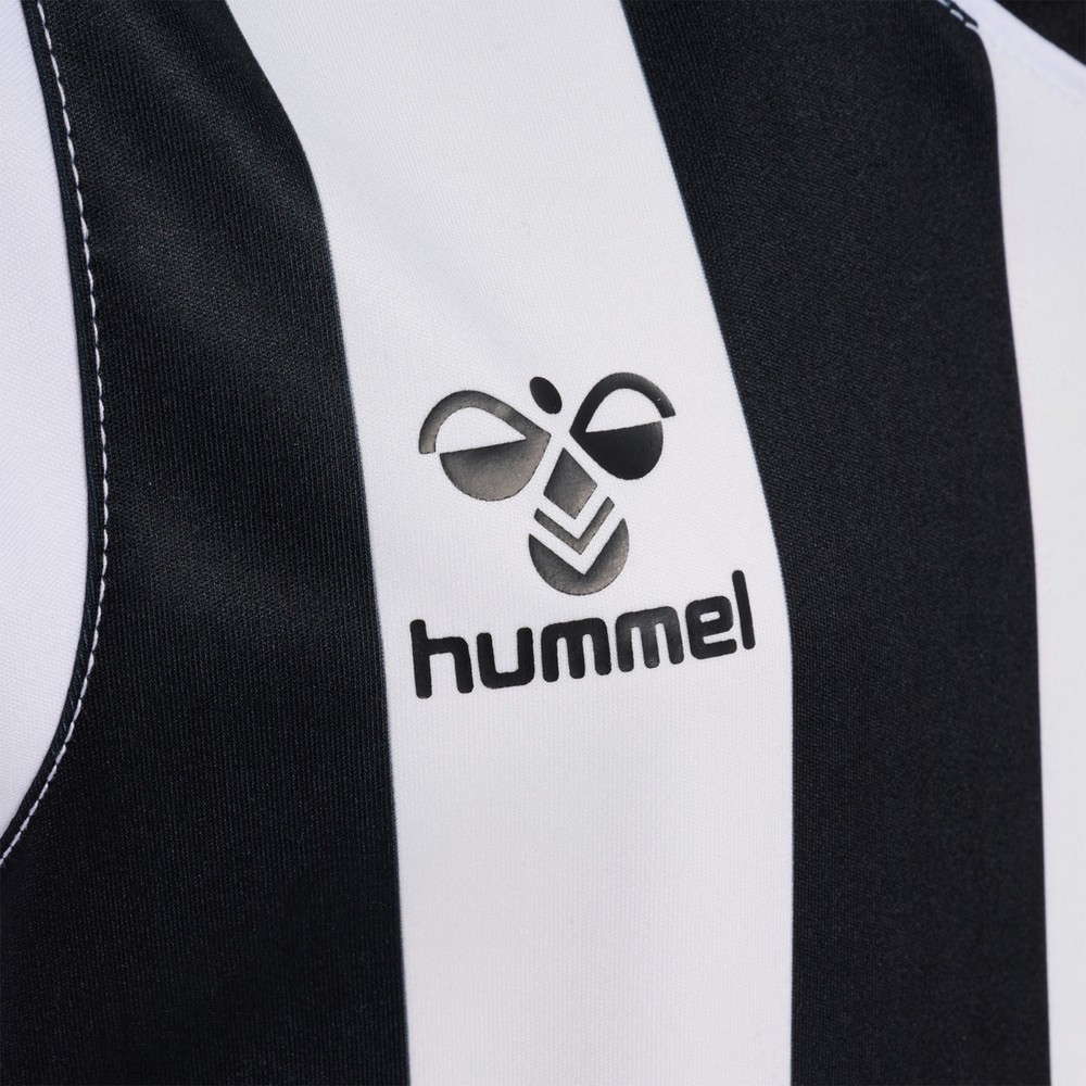 HummelKinderTrikotKurzarmHmlcoreXkStripedJerseyKidsSSWhiteBlack-116
