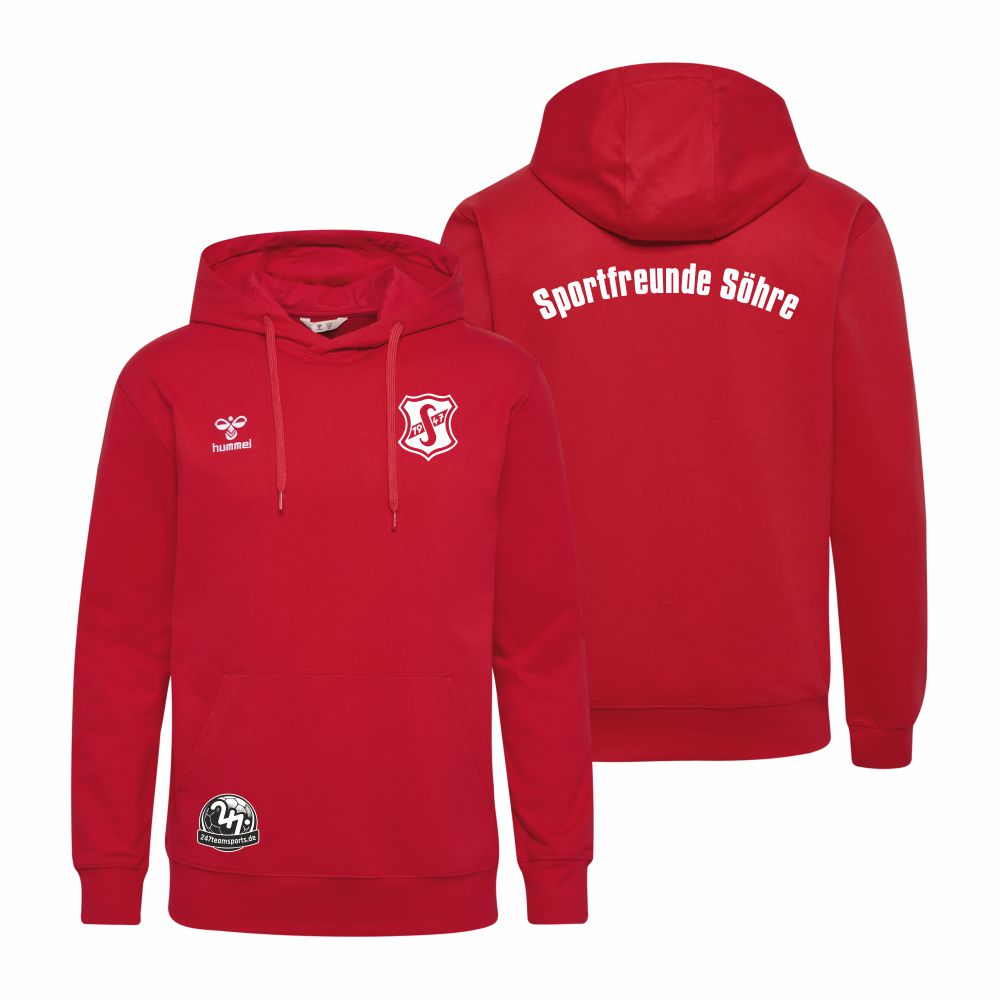 SportfreundeShreHummelhmlGO20CottonHoodieUnisex224833TrueRed-XXL