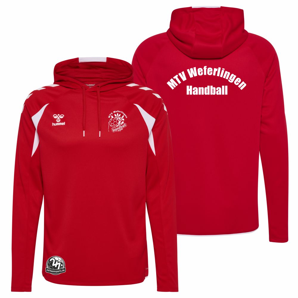 MTVWeferlingenKinderHummelhmlCore20PolySweatHoodieKids230857TrueRed-128-ca8Jahre