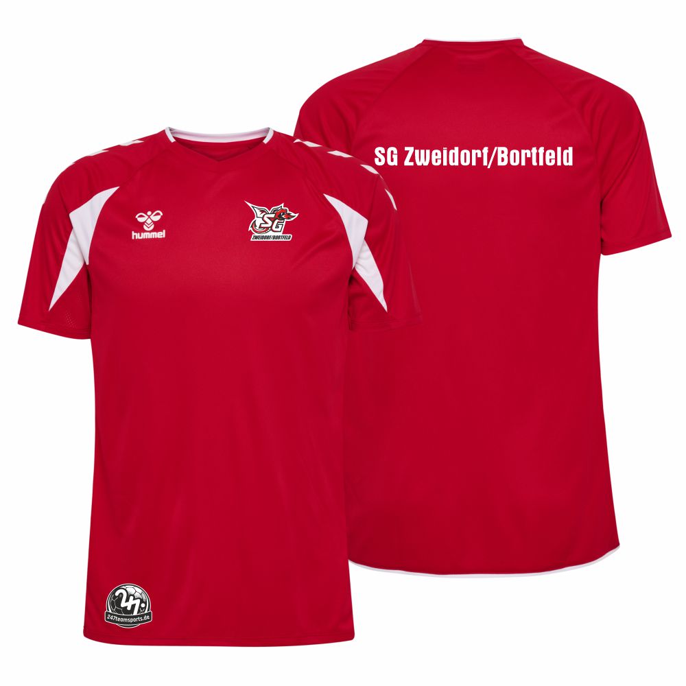 SGZweidorfBortfeldHummelhmlCore20PolyJerseySSUnisex230826TrueRed-M