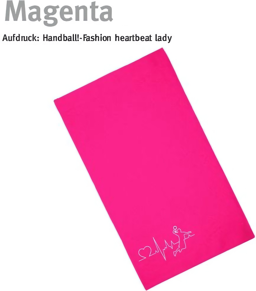 HandballFashionHandtuchHeartbeatLadyT1-5050x100cmMagenta