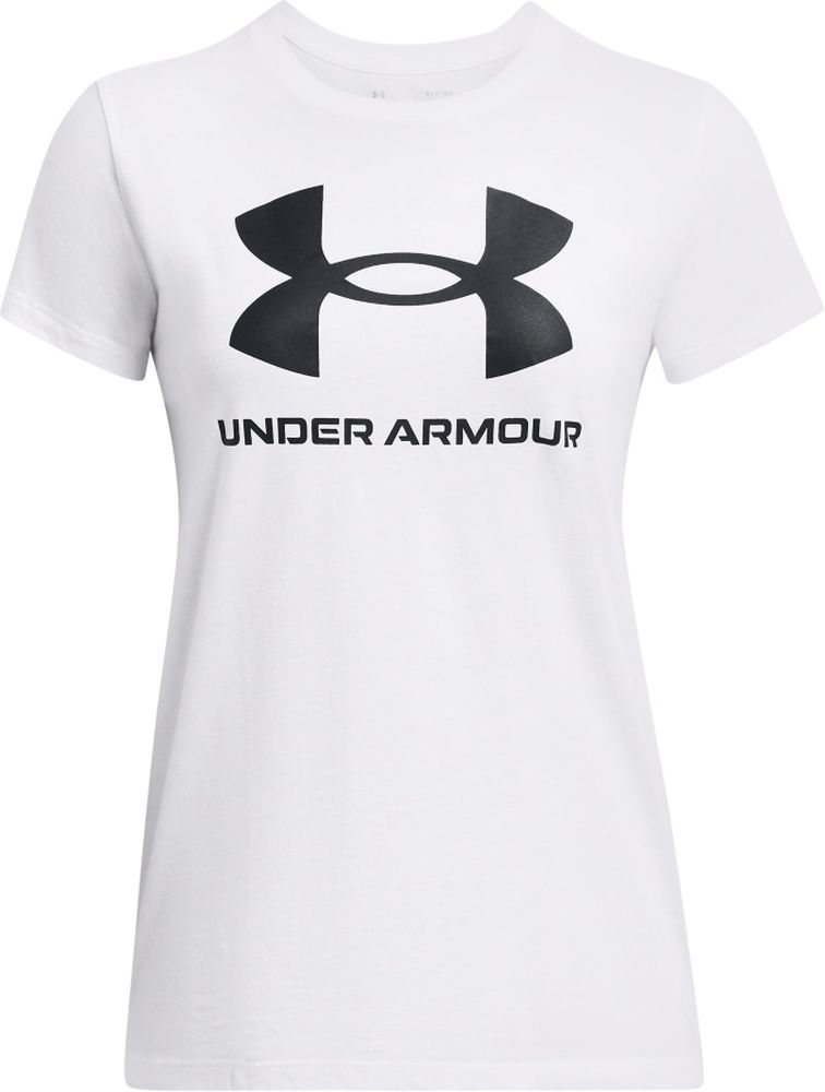 UnderArmourDamenT-ShirtUaRivalLogoSsWhite100-SUSSM