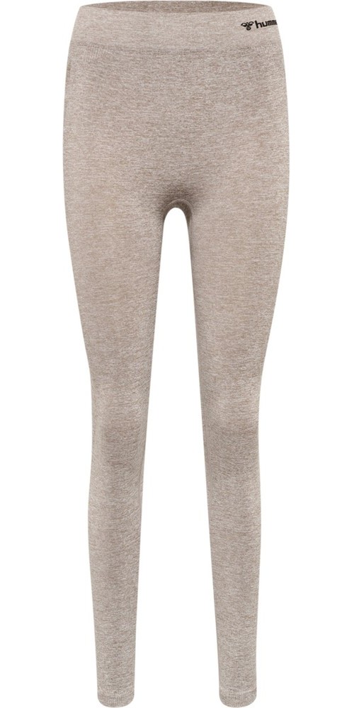 HummelDamenLeggingsHmlciSeamlessMidWaistTightsDriftwoodMelange-L
