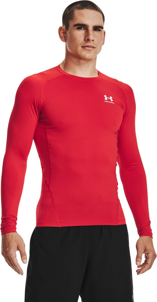 UnderArmourLongsleevesHeatGearArmourLangarm-OberteilRed-XS