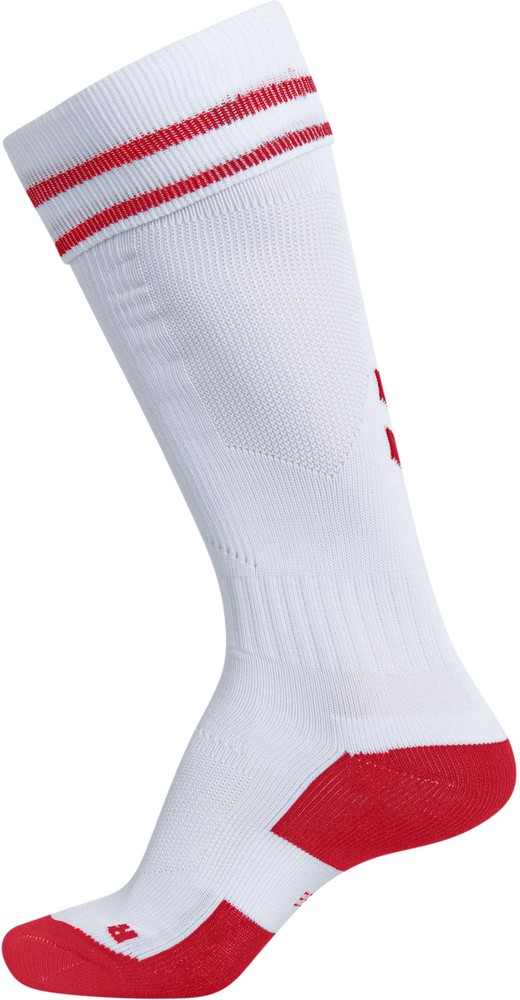 HummelFuballstutzenElementFootballSockWhiteTrueRed-27-30