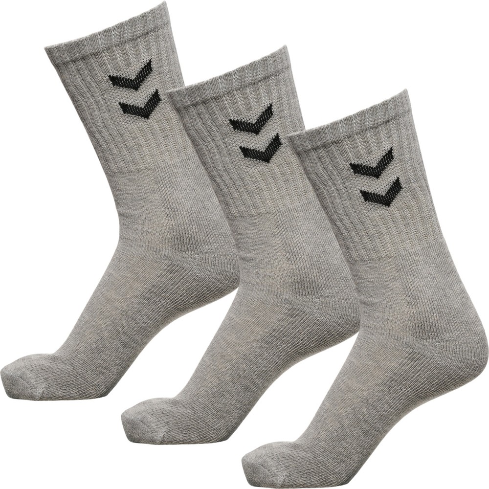 Hummel3-PackSocken3-PackBasicSockGreyMelange-36-40