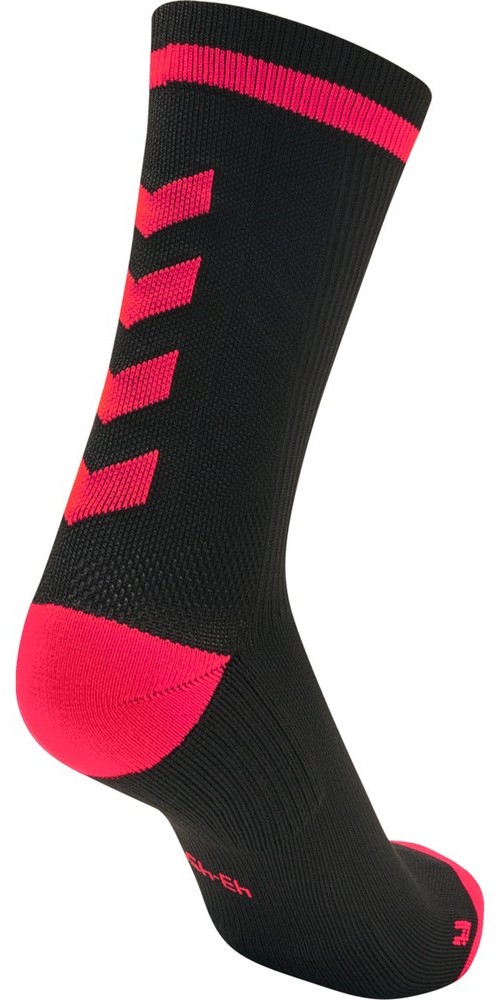 HummelSockenEliteIndoorSockLowBlackDivaPink-27-30